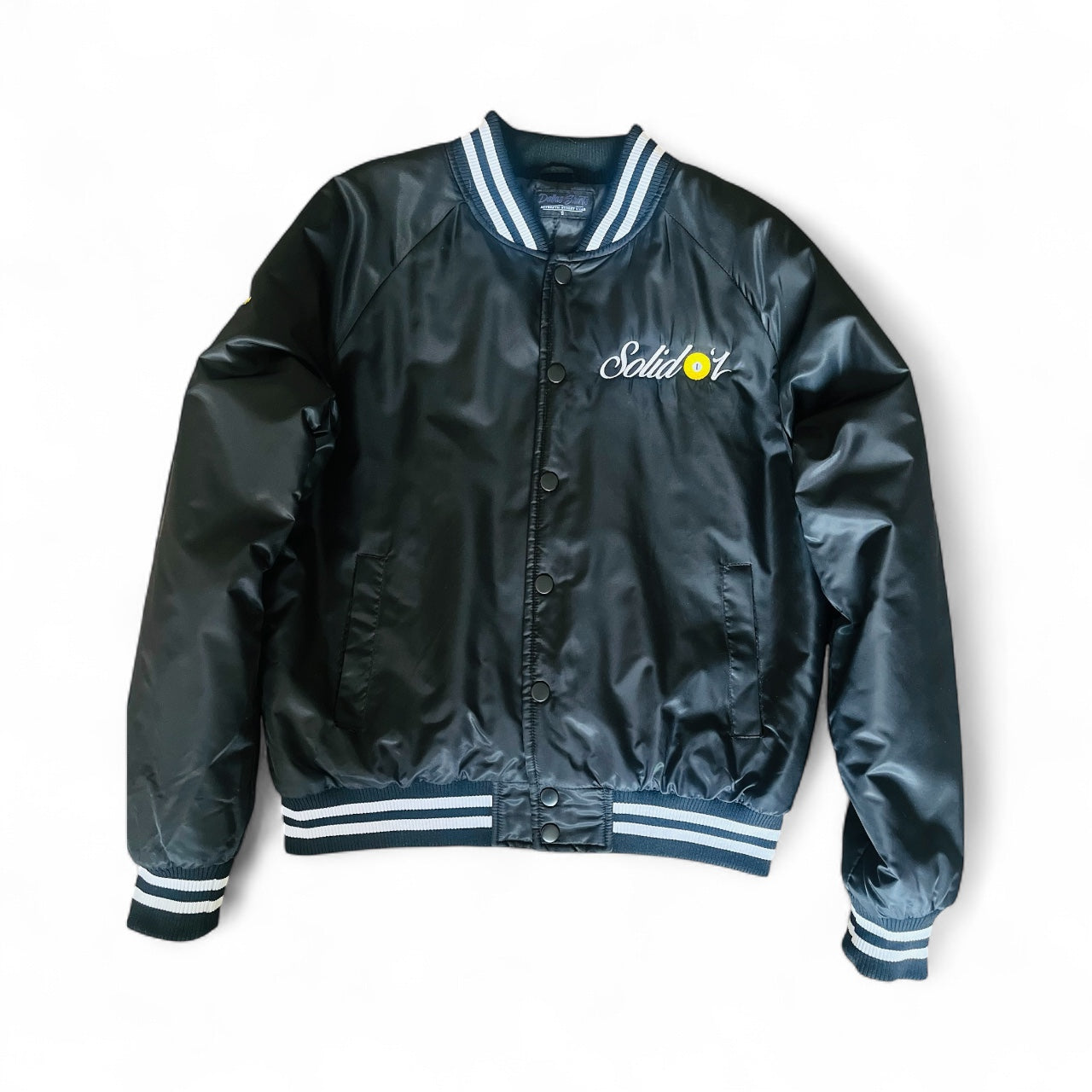 Black Bomber Varsity Jacket
